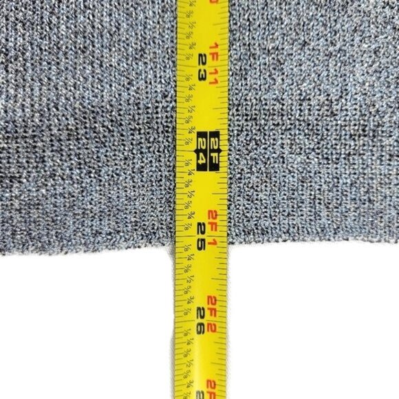 Austin Reed Top Women Size XL Silver Metallic Cowl Neck Sleeveless Rayon Stretch - Picture 6 of 8